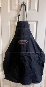 Shimano Unisex Black Solid Work Bike Shop Apron w/ Neck Strap, Adjustable Fit