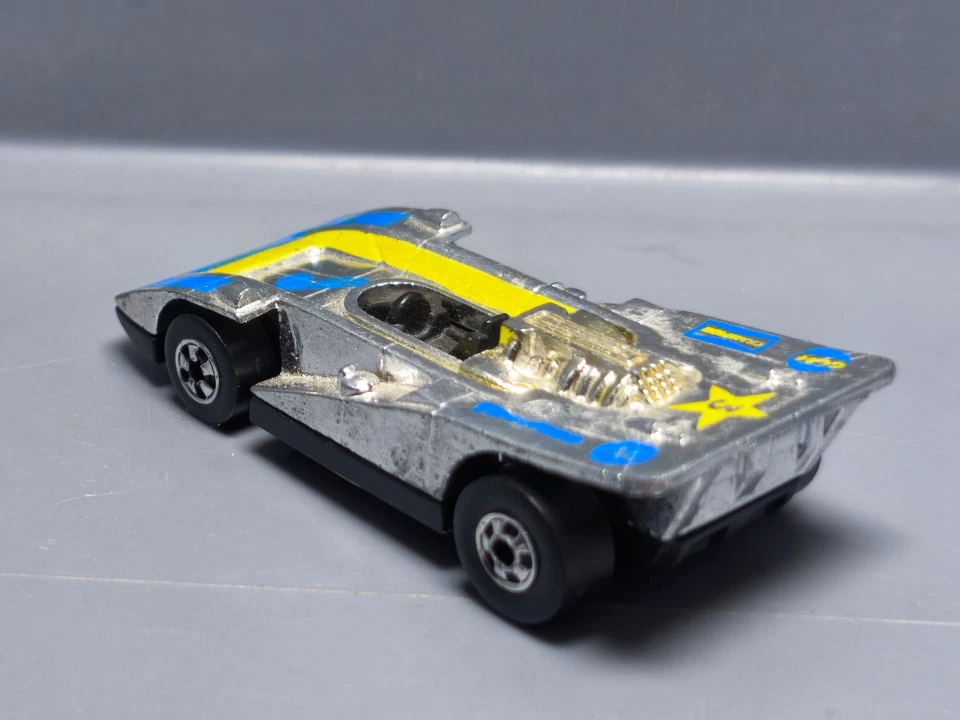 Hot Wheels 1977 super chromes Steam roller version 3 étoiles (A03) - Photo 3/4