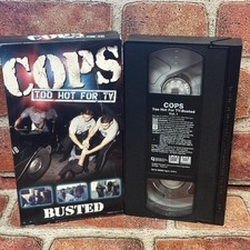 Cops Too Hot For TV VHS Used Busted Vol 1 Reality Police Show 2000s 20th Fox