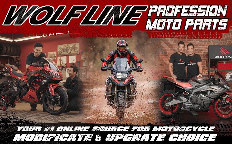 WOLFLINE Pillion Rider Seat For Kawasaki Ninja 500 Z500 2024-2026 Anti-Slip Seat