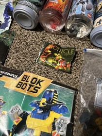 LEGO Bionicle Lot Toa Nuva Parts Lot 2002 w/ Canisters & Manuals