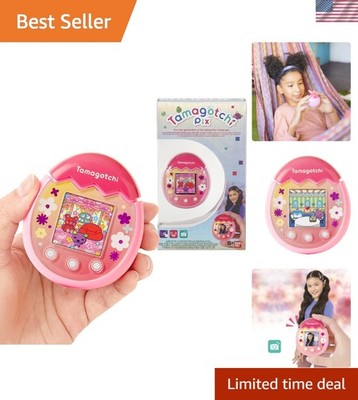 Tamagotchi Pix - New Pink Virtual Pet with Interactive Screen & Camera Features