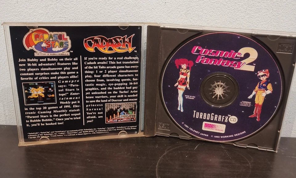 TurboGrafx-16 Pc Engine COSMIC FANTASY 2 - Immagine 4 di 4