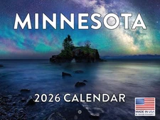 Minnesota Calendar 2026 Monthly Wall Calender 12 Month 12x18