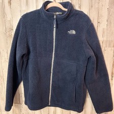 The North Face Boys sherpa Jacket Navy Blue Size XL