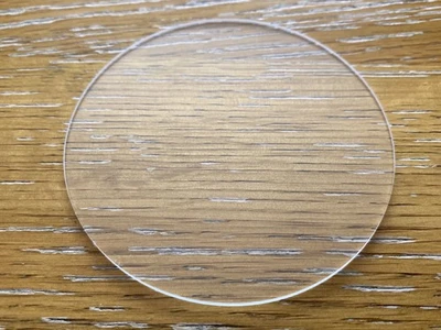 WOOTTON INDUSTRIES LIMITED 1mm Glass Clear Round Discs Circles Transparent Perspex Acrylic [Custom Cut]