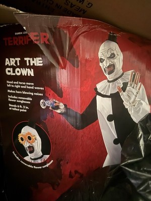 Spirit Halloween 6 Ft 2 Art the Clown Animatronic - Terrifier