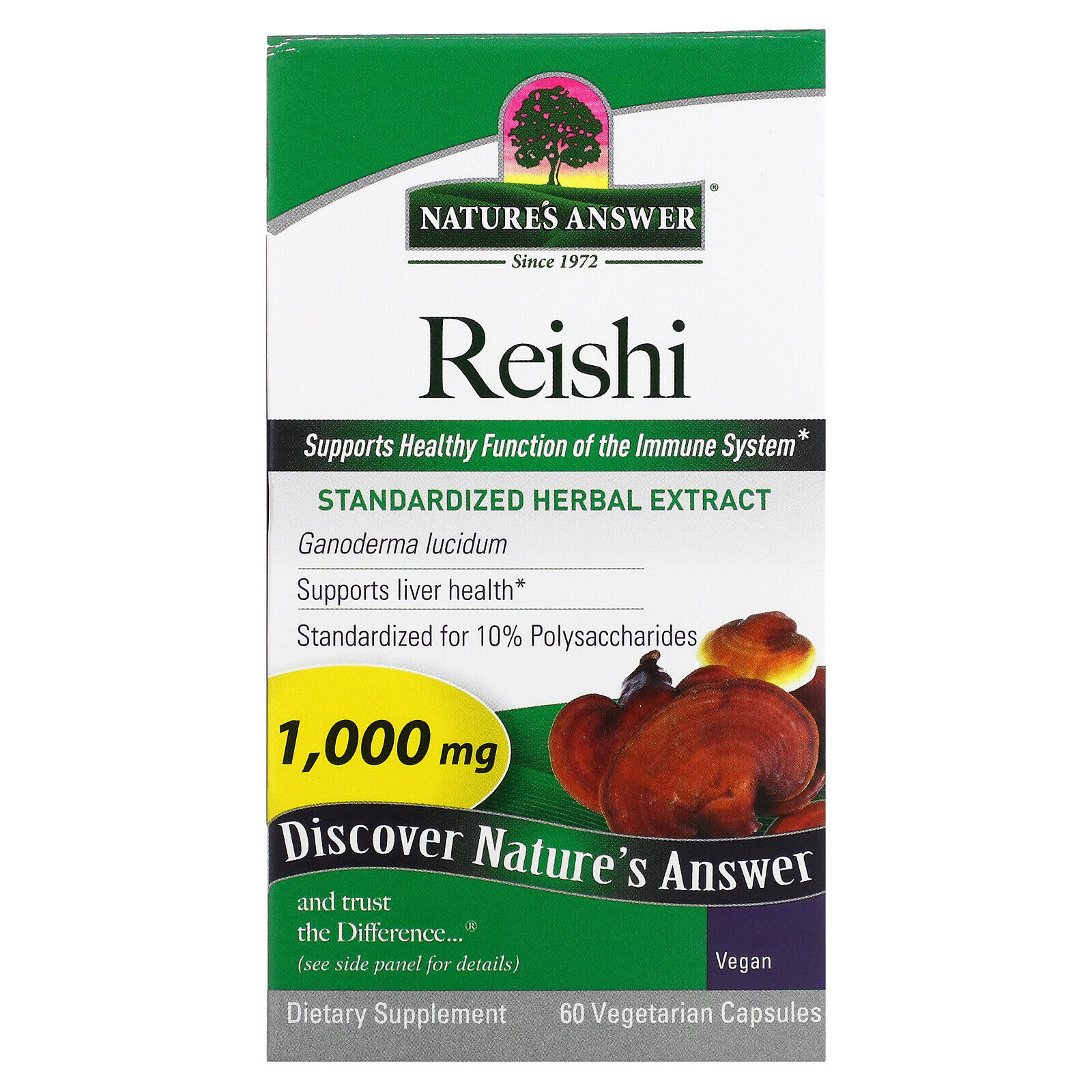 Reishi, 500 mg, 60 Vegetarian Capsules