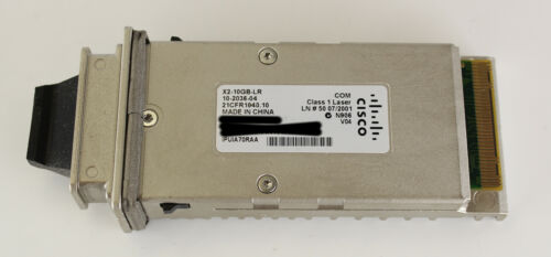 Cisco X2-10GB-LR 10-2036-04 LN # 50 IPUIA70RAA 10 Gigabyte Transceiver-Modul - Bild 1 von 7