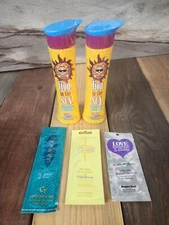 2PK Devoted Creations Lion in the Sun Dark Bronzing Tanning Lotion + Packets