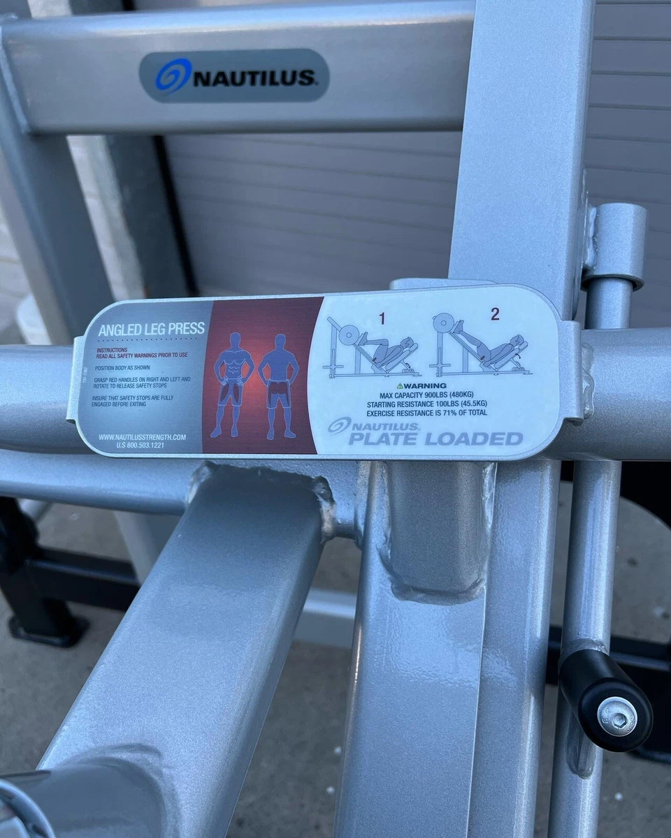 Brand New Nautilus Leg Press Commercial Gym Equipment eBay