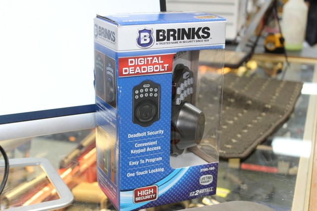 Brinks Digital Deadbolt Door Lock - digitalpictures