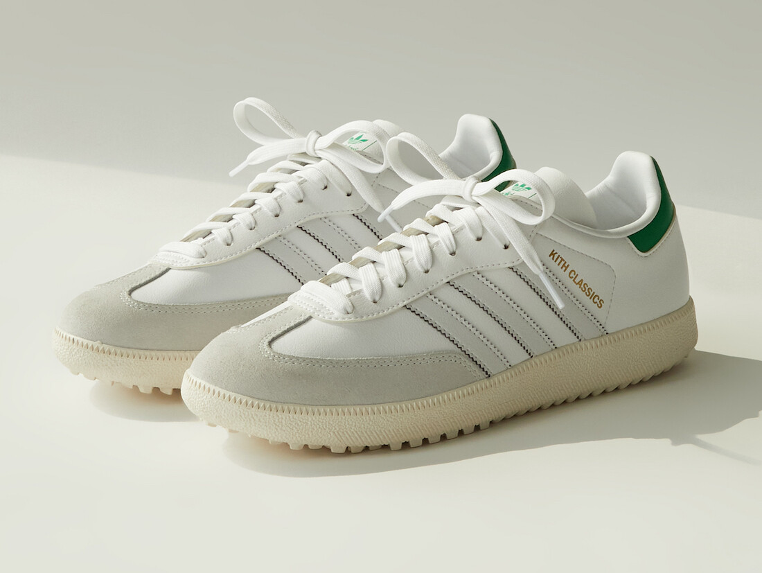 KITH × adidas Originals Samba Golf Tint Classic White IG5709 