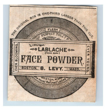 1891 Face Powder Lablache Original Print Ad S93E