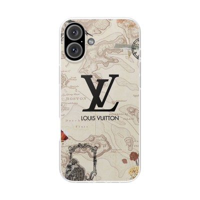 Phone Case, LVtton Map Design, Flexi Cases, Gift for Her, iPhone, Samsung