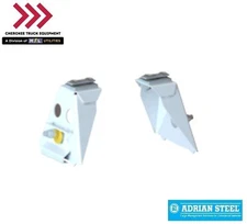 Adrian Steel GMMBK2W, Mounting Bracket Kit, 2-Pack, White, Express, Savana