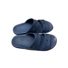 Crocs Classic Two-Strap Slide Sandals Navy Blue 206761-410 Men  s 10 Women  s 12