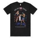Muay Thai Vintage Style T-shirt Tee Graphic Kick Boxing Martial Arts Gift