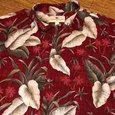 Beautiful Vintage VTG Island Shores Tropical Hawaiian Button Down Shirt Size L
