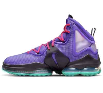 NIKE LEBRON 19 ナイキ レブロン 19 バッシュ 紫 Nike LeBron 19 Purple-Teal New Men's Basketball Shoes Size 12