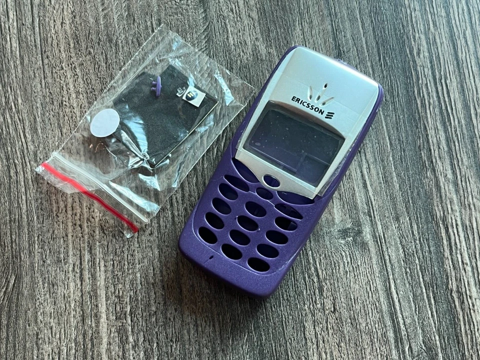 Ericsson T66 Carcasa Cubierta Piezas Púrpura Foto 3 de 4