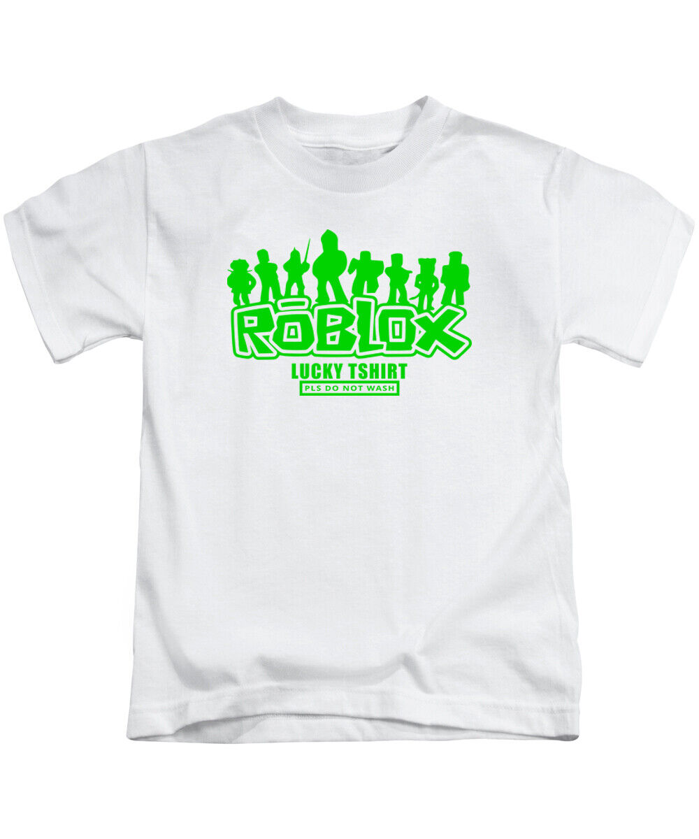  Roblox Shirt Boys Girls Kids Square Logos T-Shirt (X