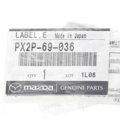 NEW OEM Mazda 2021 CX-5 Emission Label Vehicle Compliance Decal