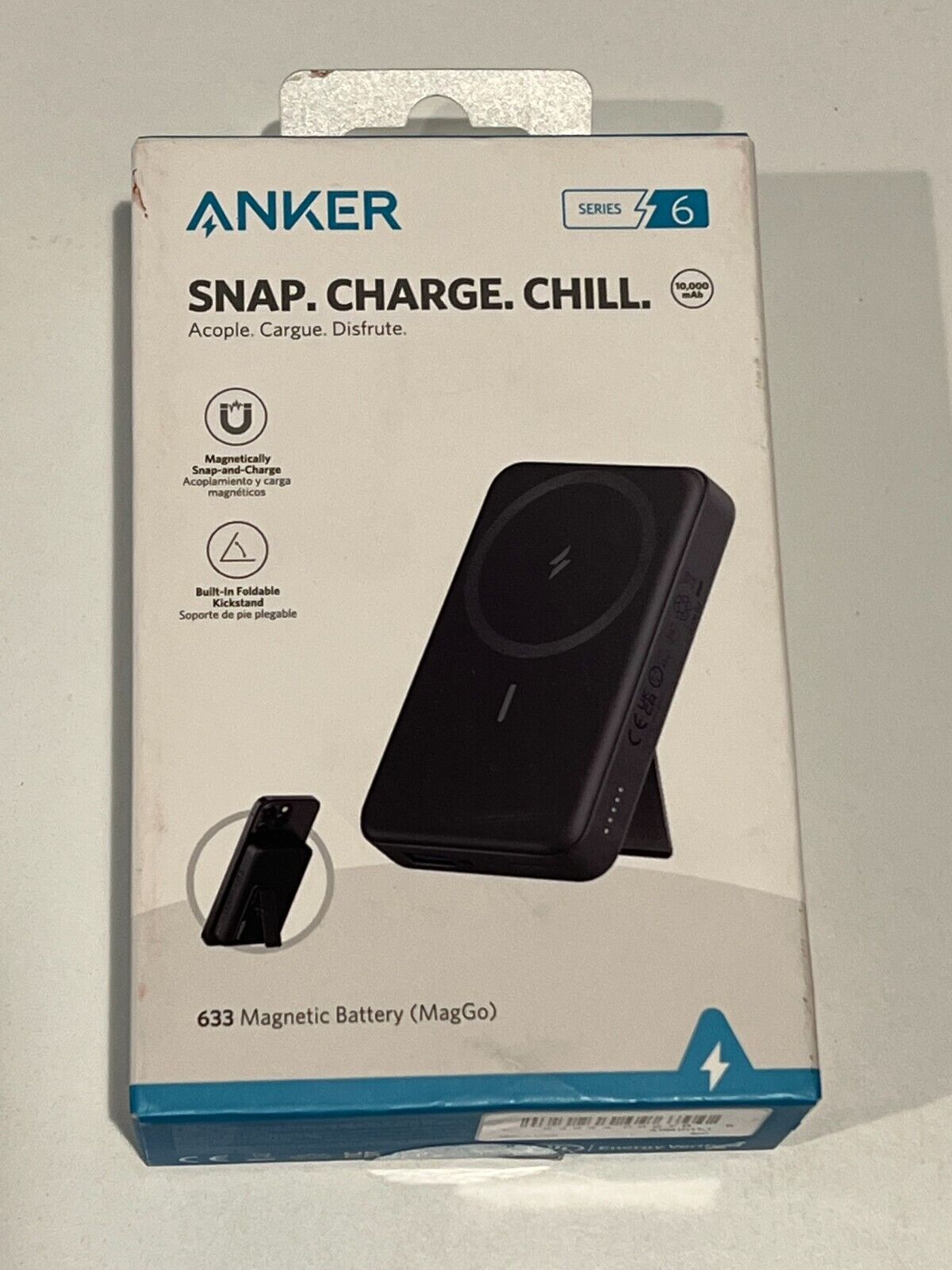 Anker 633 Magnetic Battery (MagGo) Portable Charger Black OPEN BOX | eBay