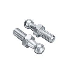 2x 10mm M6 Boot Bonnet Gas Strut End Fitting Connector Ball Pin Bolt Joint Valve