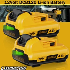 2Pack 12V 4.0Ah 12Volt Max Lithium-ion Battery For DeWalt DCB127-2 DCB120 DCB122