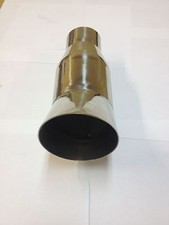 3 12 X 4 Dia Dtm Round Stainless Steel Exhaust Pipe Tip Mt- 5111