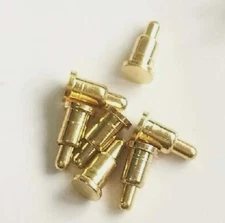 10x Gold Plating Copper D2 x H4mm Spring Thimble Pogo Pins Probes Connector SMD