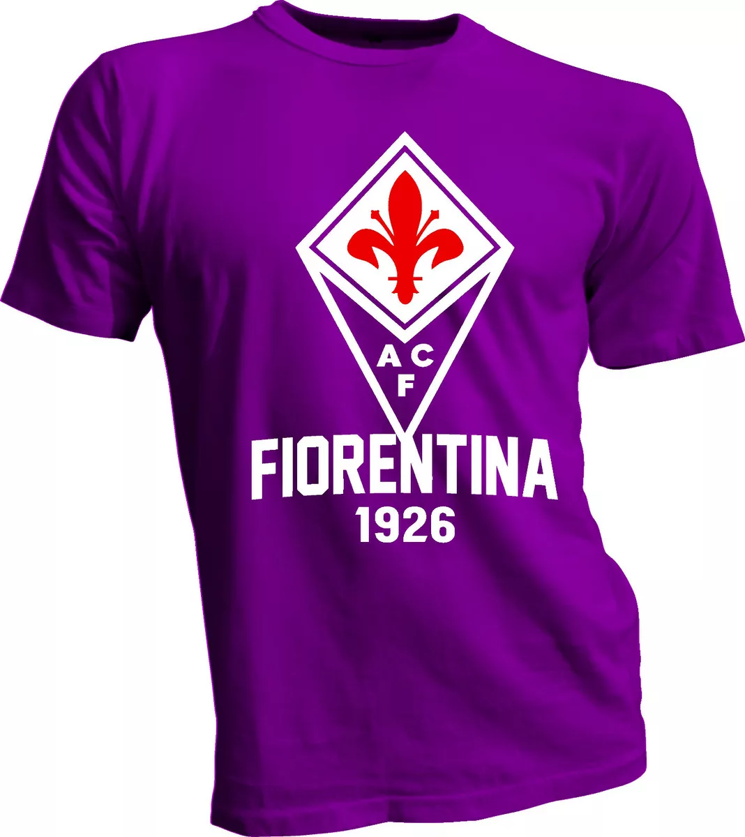 ACF Fiorentina Club Soccer Football Men's T Tee Shirt Handmade Team Sports  white