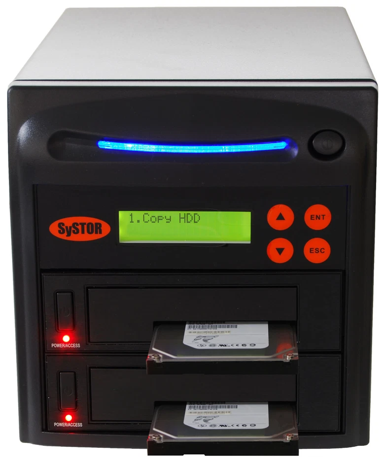 Systor 1:1 SATA 2.5" 3.5" SSD HDD Hard Drive Duplicator & Sanitizer - 5.4GB/Min - Image 3 of 4