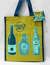 Trader Joe's Reusable Bag 6 Bottle Beverage Tote