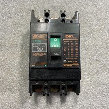 Fuji Auto EA53B 50A 3 Pole Circuit Breaker