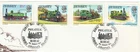 Eastern Railway GB Jersey Used ex FDC 1973 ON PIECE (146907)