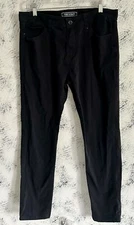 Fire And Rain Black Cotton Spandex Stretch Skinny Jeans Size 34 X 30 Pre-owned