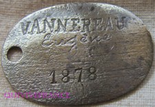 PID186 - Hundemarke - Identifikationsplakette Auxerre Klasse 1878