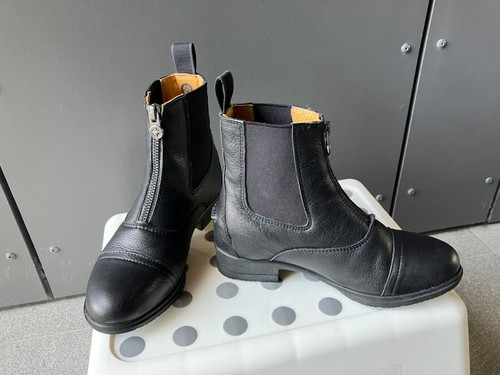 Girls' Leather Nova Soft Suedwind Horse Riding Boots Size UK 1 / EU 33