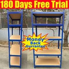 Garage Shed 5 Tier Racking Storage Shelving Units Boltless Heavy Duty Shelves