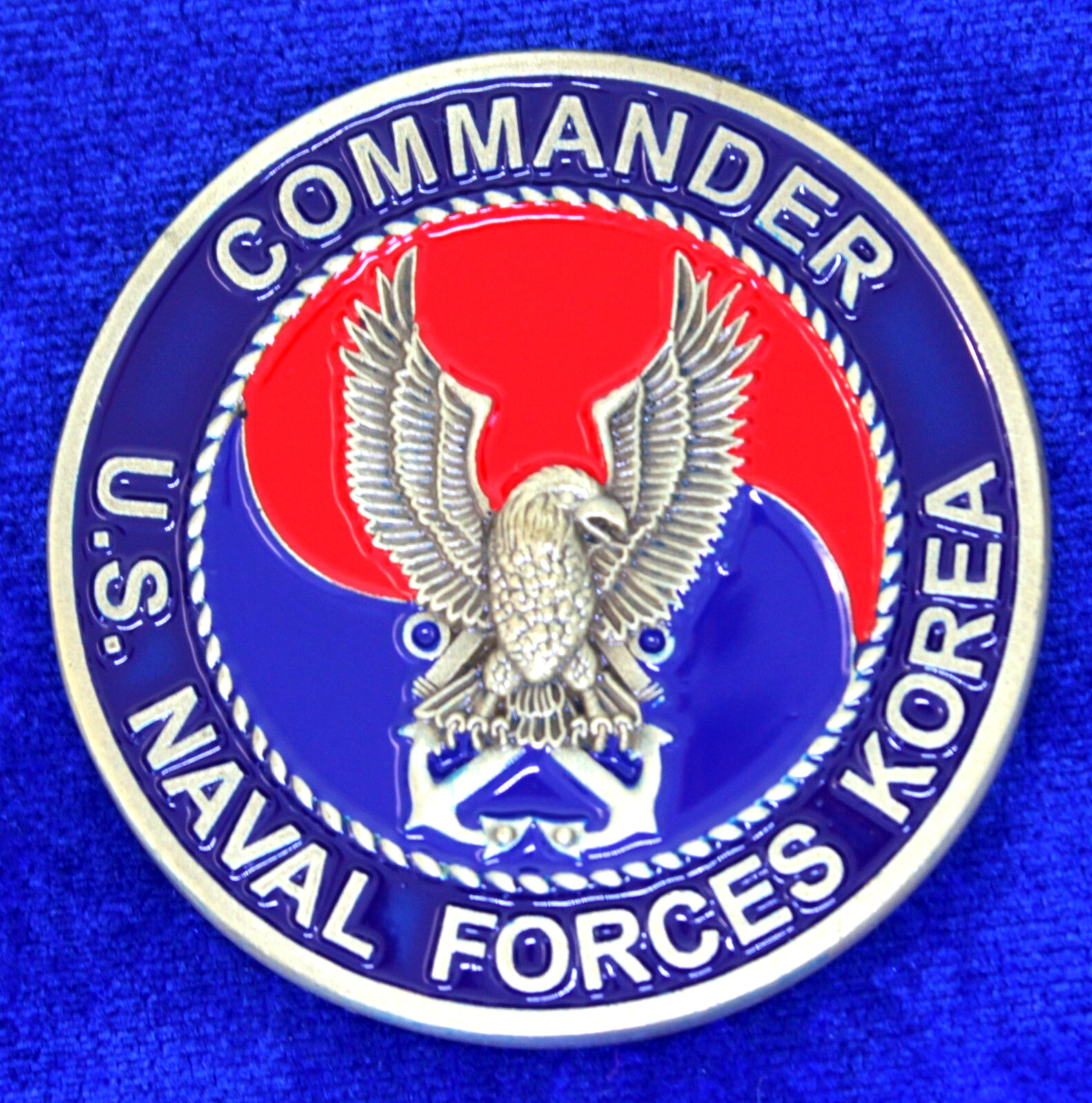 USN Commander Naval Forces Korea Challenge Coin C-61
