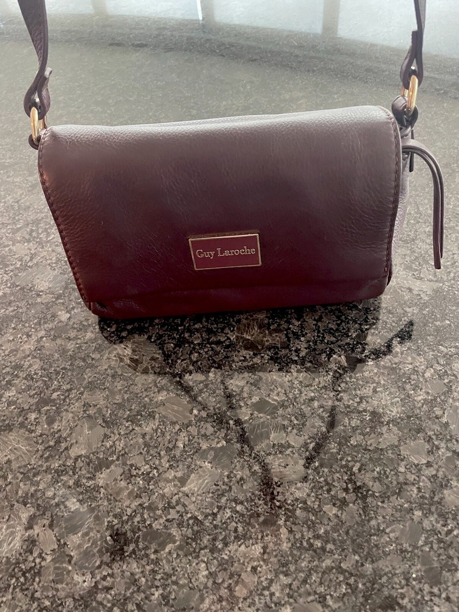 NEW GUY LAROCHE ELEGANT BURGUNDY BACKPACK NWT Guy Laroche Leather Women main image 2
