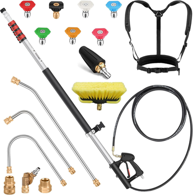 #ad 24 FT Gutter Cleaning Tools from the Ground Telescoping Pressure Washer Wand $188.17