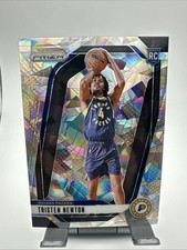 Tristen Newton 2024-25 Panini Prizm #261 Ice Prizm (RC) Indiana Pacers