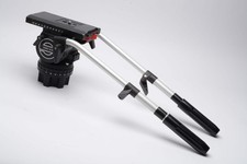 Sachtler Video 20 II Head 100mm Bowl Fluid Head, 2X arms, QR plate, Nice