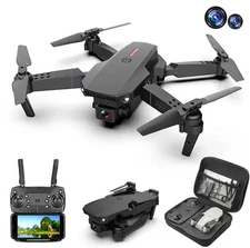 Video Drone - 4k Dual Camera - WiFi Transmission - Light Weight - Carrying Case