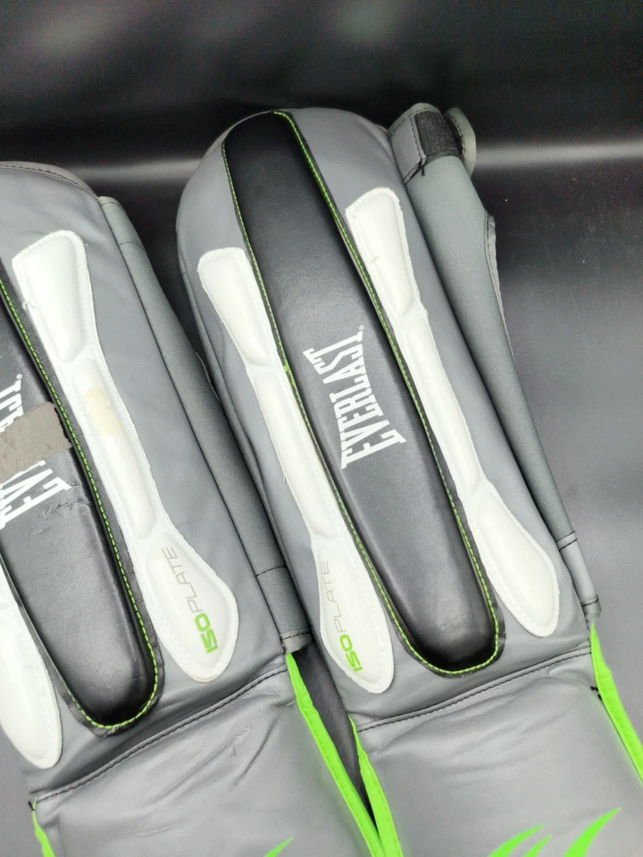Espinilleras Everlast Iso Plate tamaño desconocido gris verde difícil de encontrar Foto 3 de 4