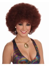 Rubie's - Disco Afro Natural Red Unisex Deluxe Wig