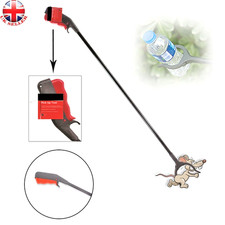 4 X LONG REACH GRABBER REACHER LITTER PICKER HELPING HAND HELD PICK UP TOOL UK